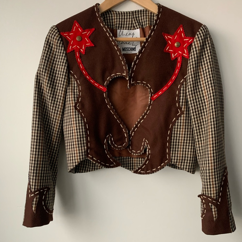 Iconic 1989 Moschino Cheap & Chic Cowgirl Jacket - Picture 1 of 5